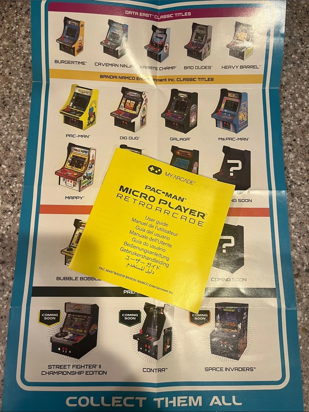 My Arcade Pac-Man Micro Player Retro Arcade Game | Tested & Working NIB